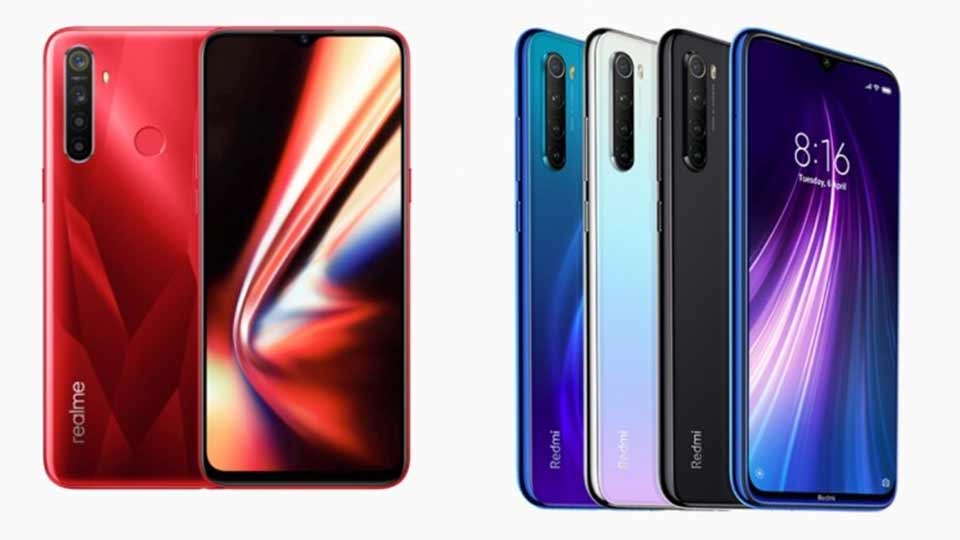 Realme 5s và Redmi Note 8
