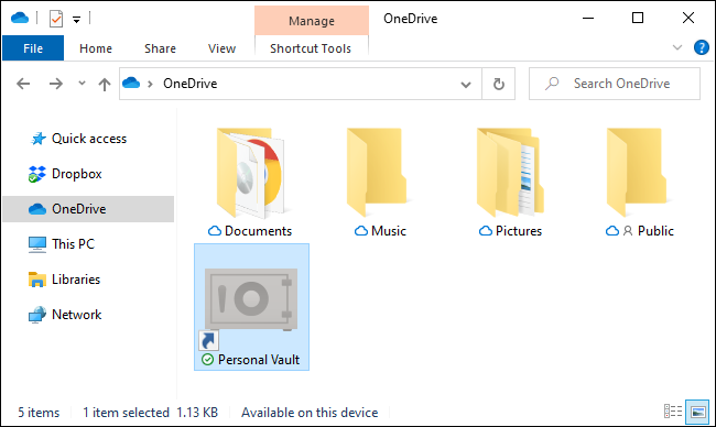 personal vault