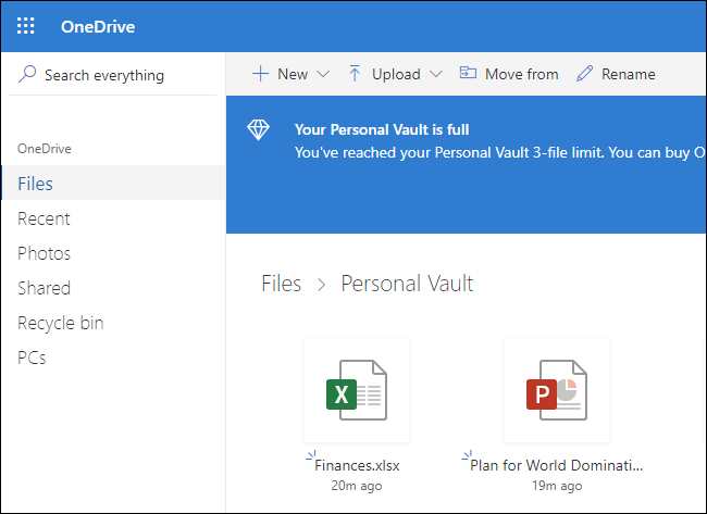 personal vault