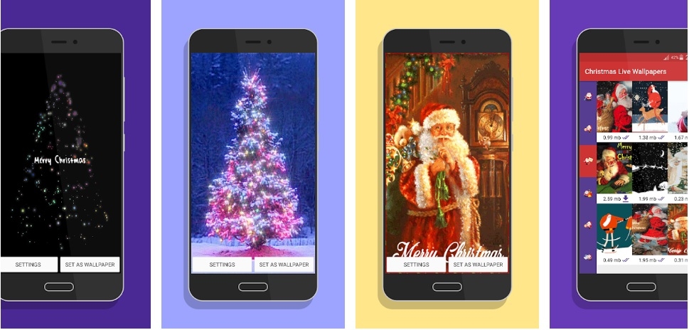 Santa Live Wallpapers - Christmas live wallpapers