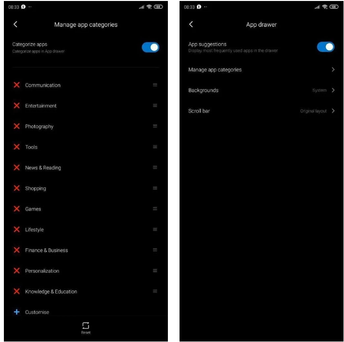 Xiaomi MIUI Launcher