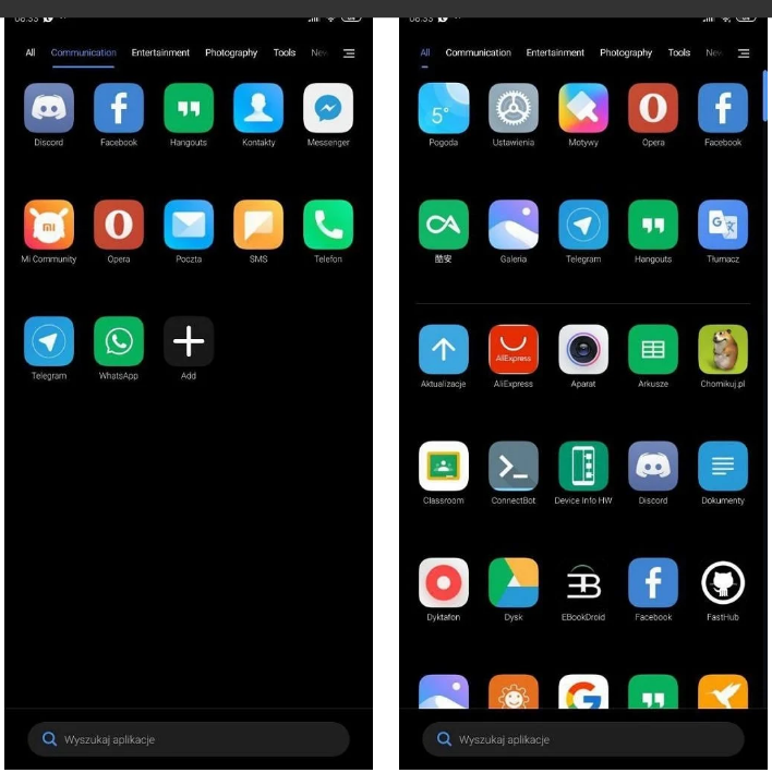 Xiaomi MIUI Launcher