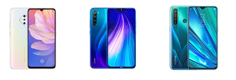 So sánh Vivo S1 Pro với Realme 5 Pro và Redmi Note 8 So sánh Vivo S1 Pro với Realme 5 Pro và Redmi Note 8