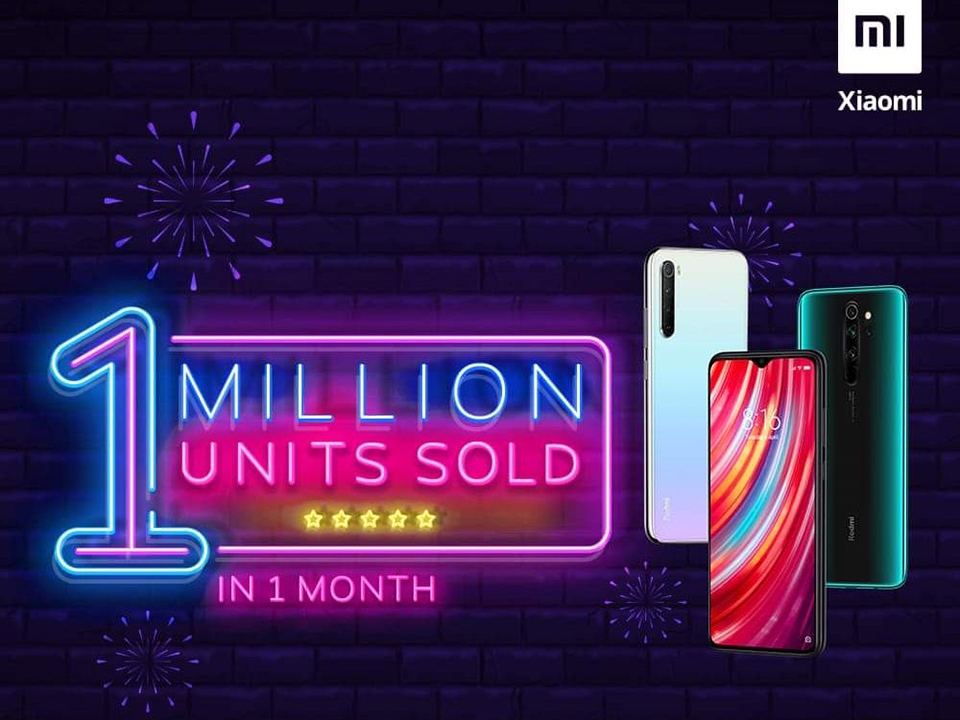 Redmi Note 8 và Note 8 Pro đạt doanh số 1 triệu chiếc