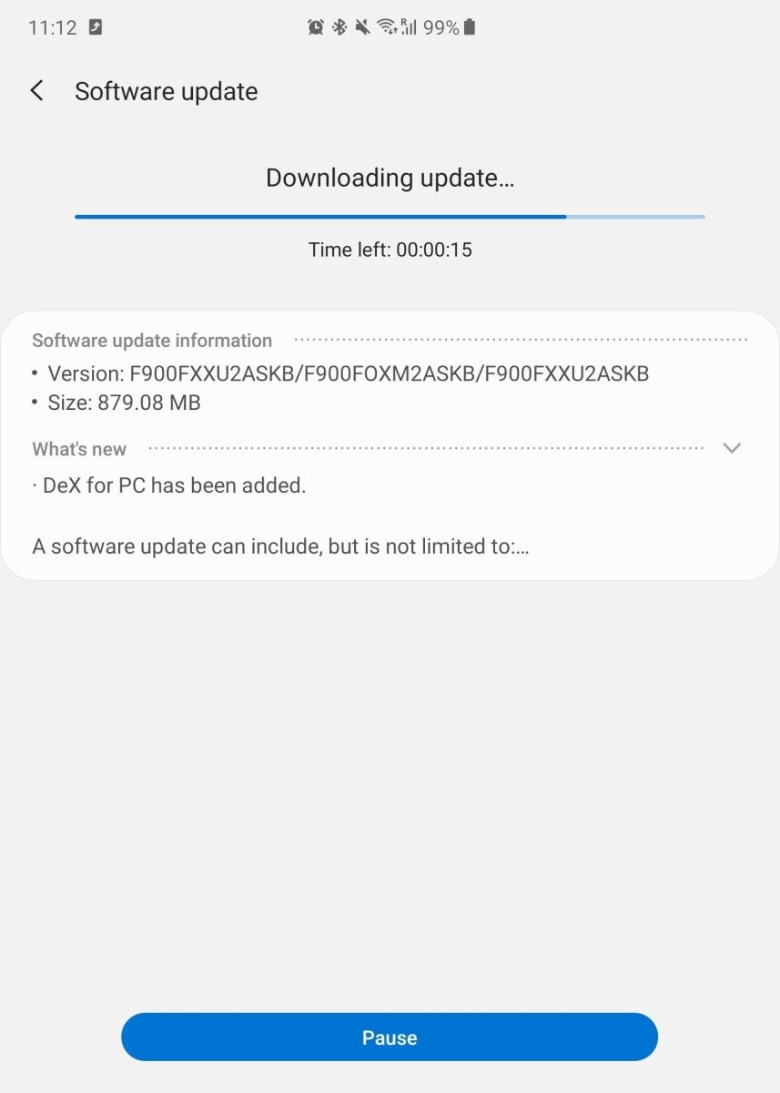 Galaxy Fold nhận cập nhật mới, hỗ trợ Samsung DeX trên PC