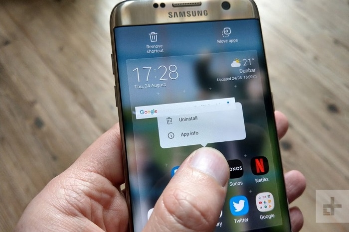 Xoa ung dung Android