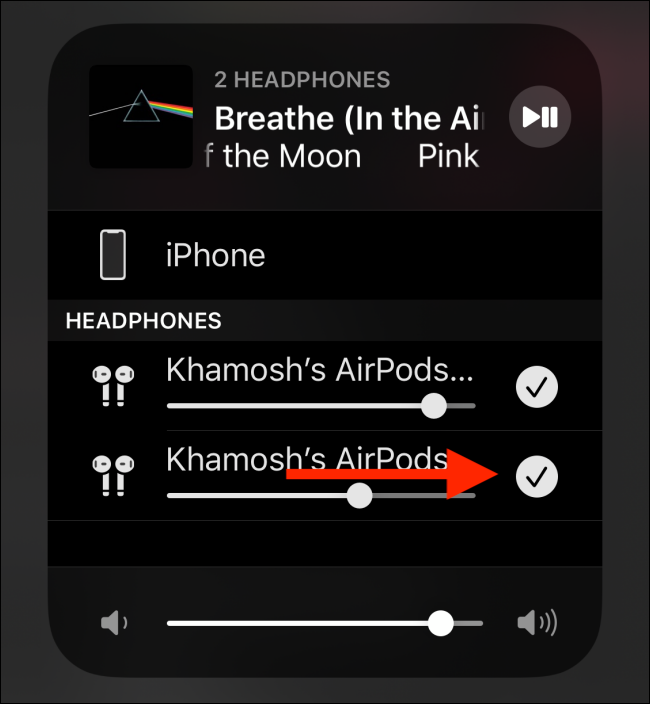 apple audio sharing