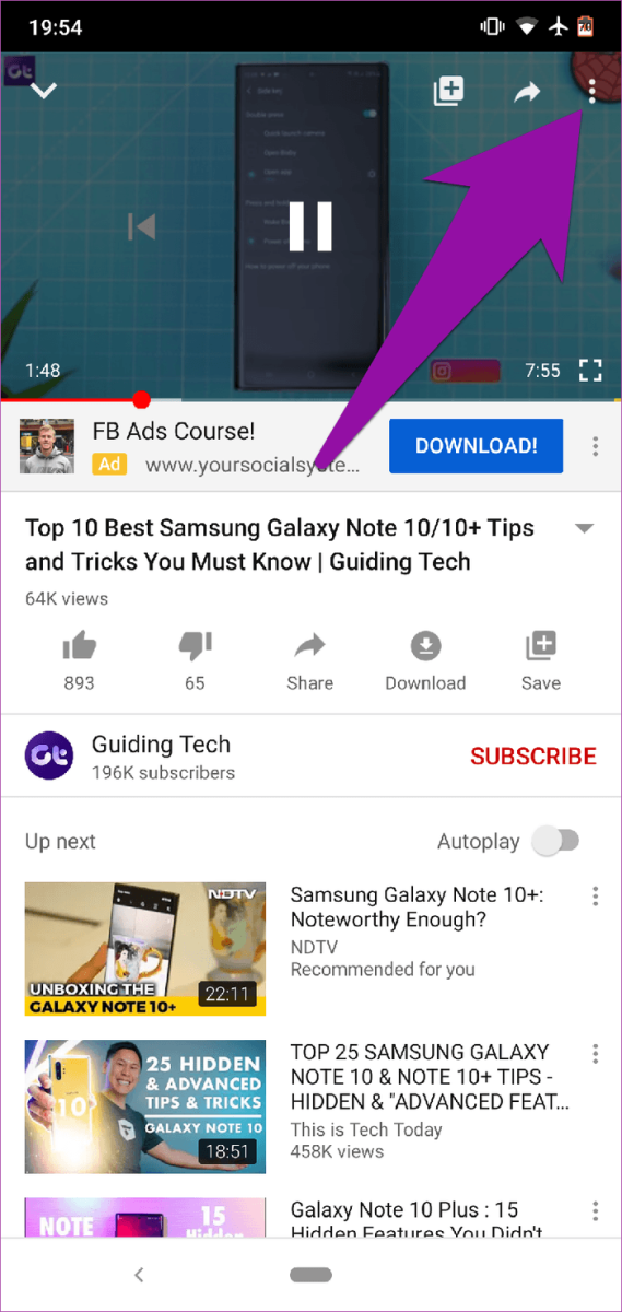 cách để bớt ngốn dung lượng mạng khi dùng Youtube