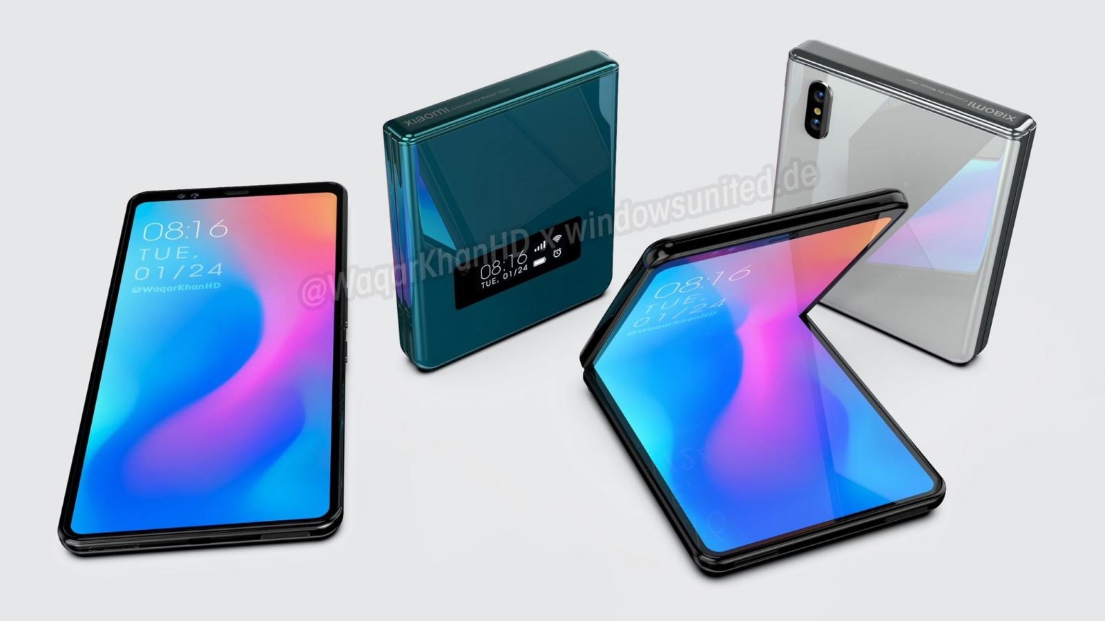 Xuất hiện video Xiaomi Mi Flux với cơ chế màn hình gập như Motorola Rarz 3