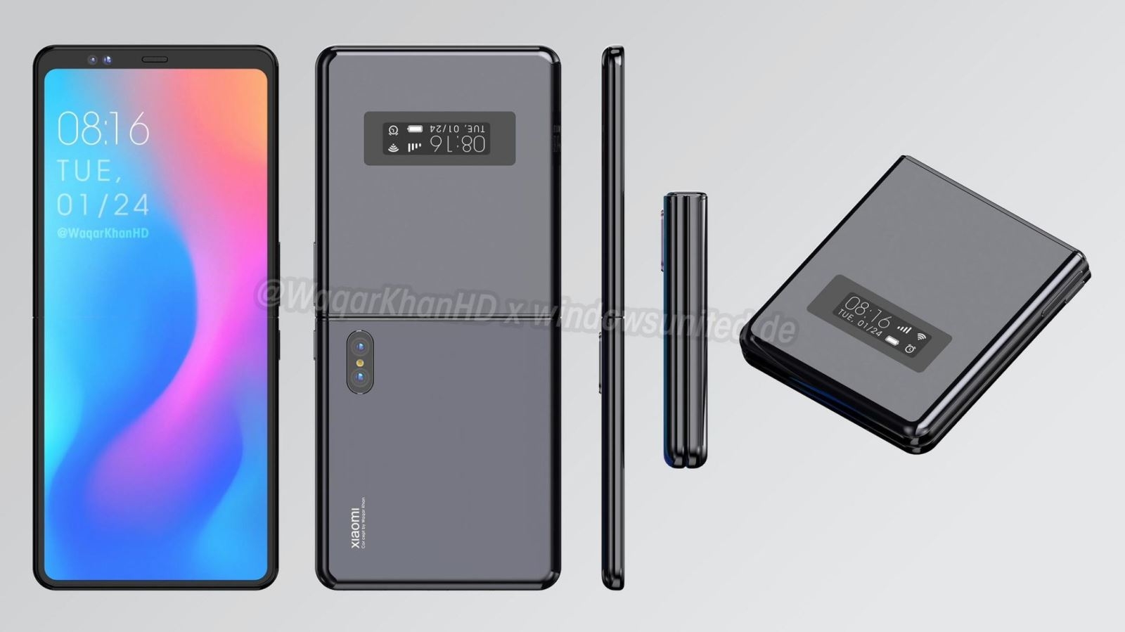 Xuất hiện video Xiaomi Mi Flux với cơ chế màn hình gập như Motorola Rarz 4
