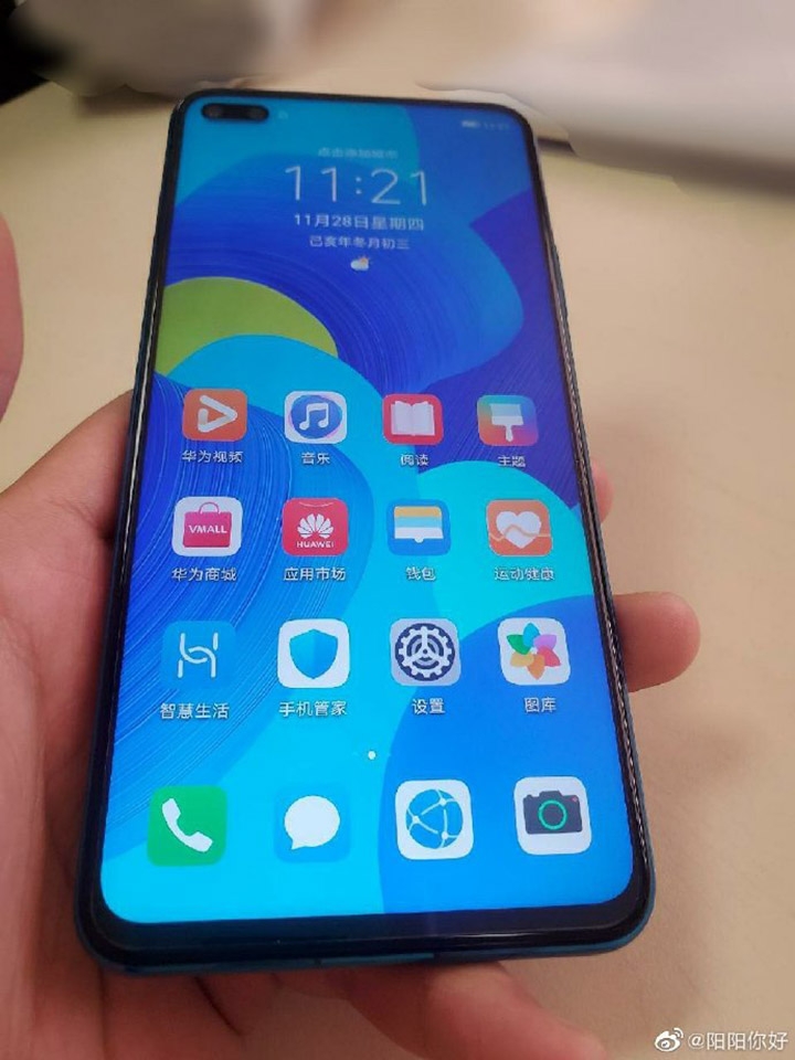 Huawei Nova 6 5G lộ ảnh thực tế (ảnh 1)