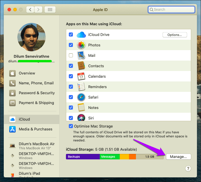 xóa backup trên iCloud