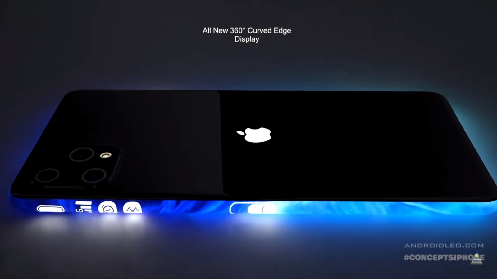 Ngắm iPhone 12 Pro đẹp siêu thực với màn hình “thác đổ” tràn 4 cạnh 1