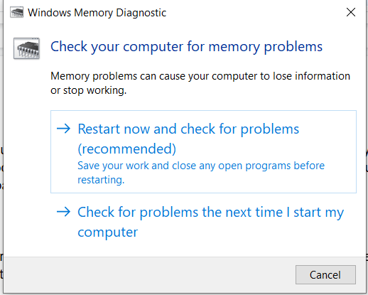 sửa lỗi windows not responding