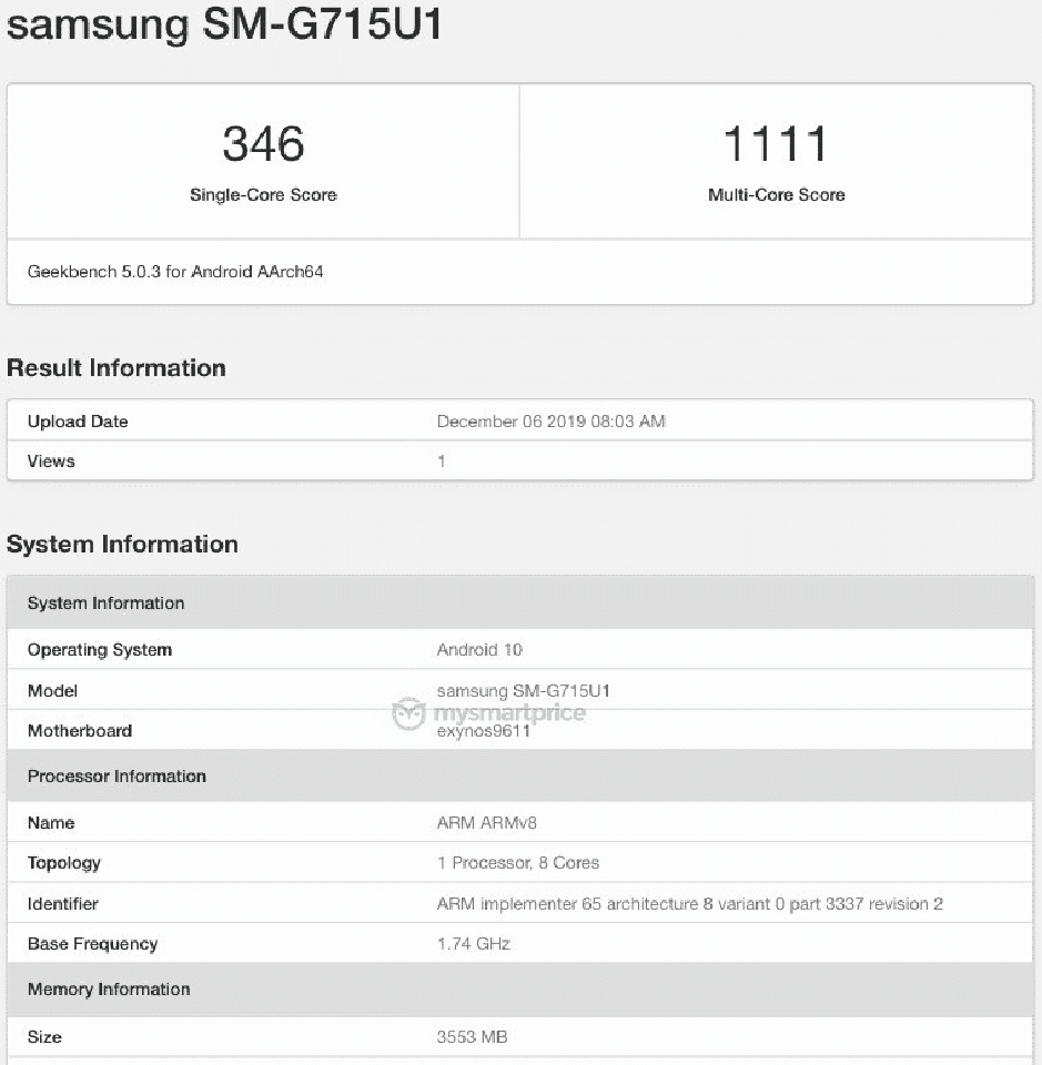 Samsung SM-G715U1
