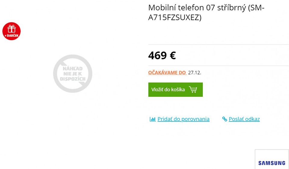 Giá bán Galaxy A71 Giá bán Galaxy A71