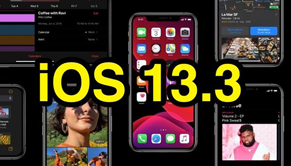 Apple phát hành iOS 13.3