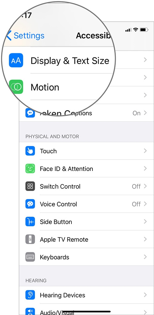 tắt tự động sáng iphone/ipad