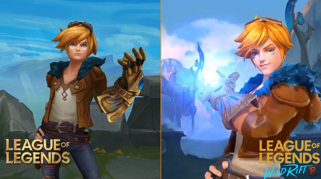 Nhân vật zreal trên Mobile bên pahir có đường nét khuôn mặt dễ chịu hơn