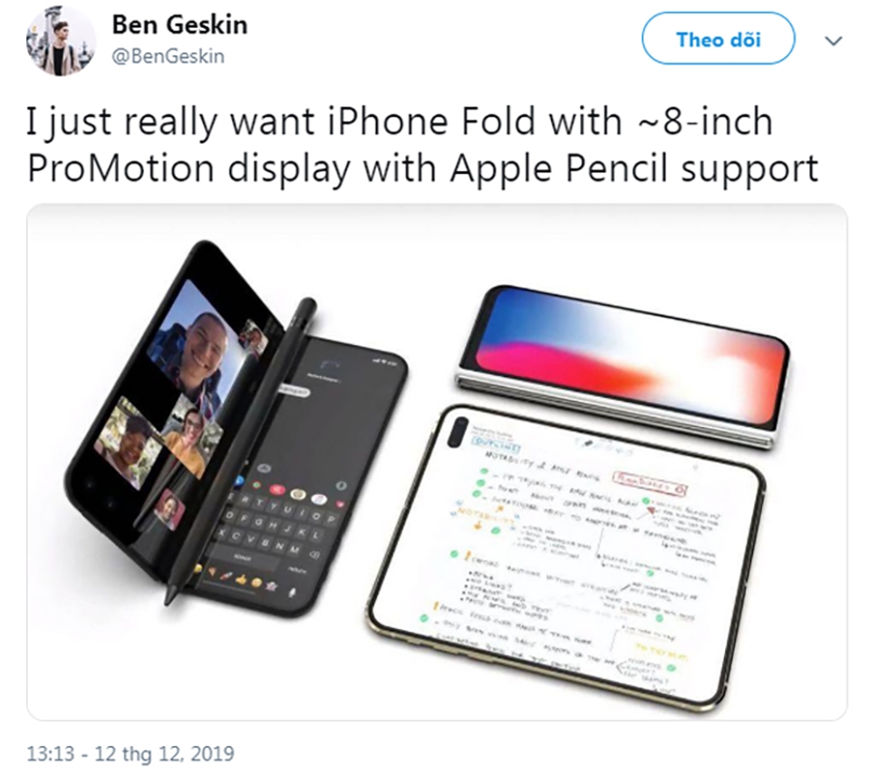 Concept iPhone Fold (ảnh 1)
