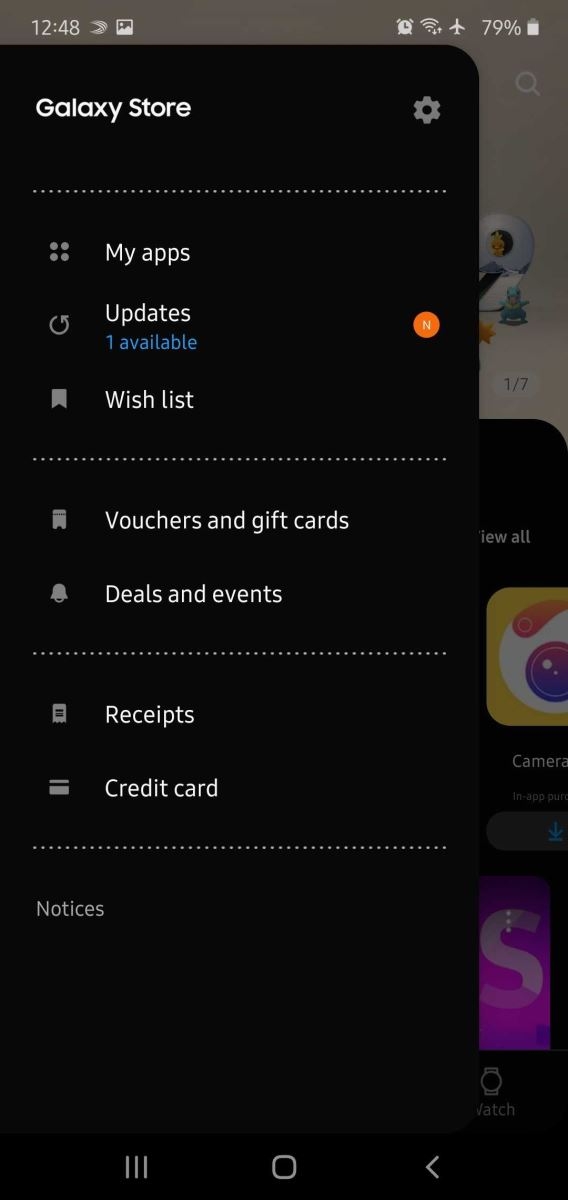Samsung cập nhật One UI mới và chế độ Dark Mode cho app Galaxy Store