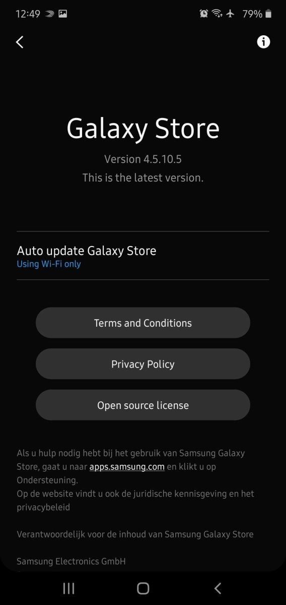 Samsung cập nhật One UI mới và chế độ Dark Mode cho app Galaxy Store