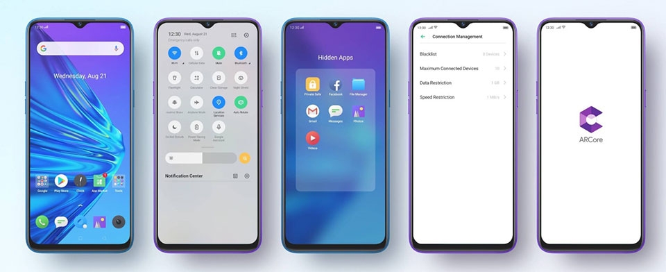 Realme 5 đi kèm nhiều tiện ích khác nhau Realme 5 đi kèm nhiều tiện ích khác nhau