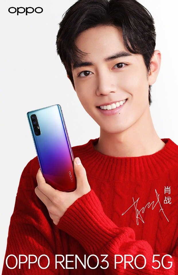 Xiao Zhang là Đại sứ cho dòng sản phẩm Reno 3
