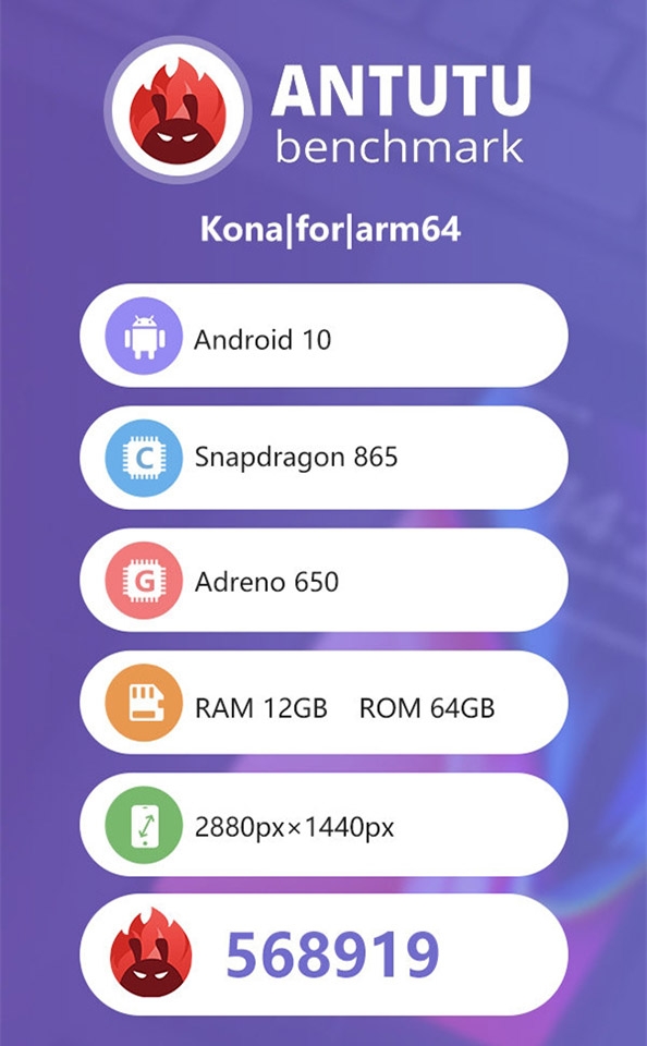 Điểm AnTuTu của Snapdragon 865 Điểm AnTuTu của Snapdragon 865