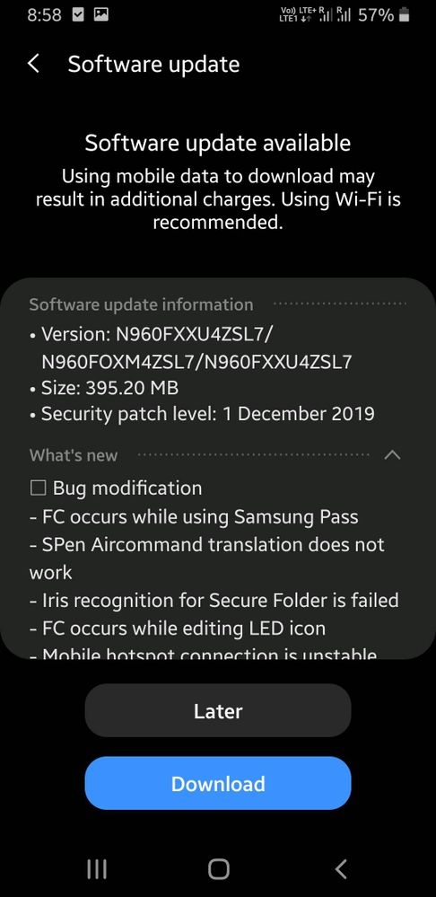 Galaxy Note 9