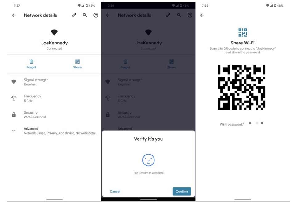 Share Wi-Fi trên Android 10 Share Wi-Fi trên Android 10