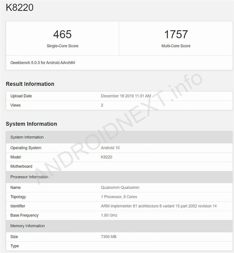 Smartphone Sony dùng chip Snapdragon 765