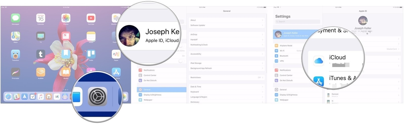 Thiếp lập iPad mới 10