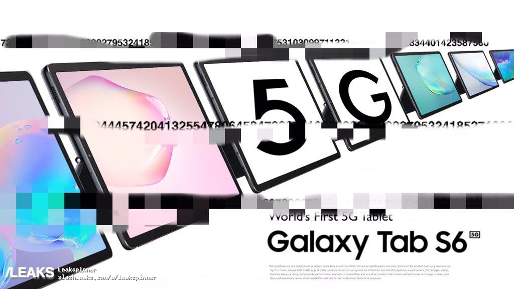 Galaxy Tab S6 5G lộ ảnh báo chí chính thức (ảnh 2)