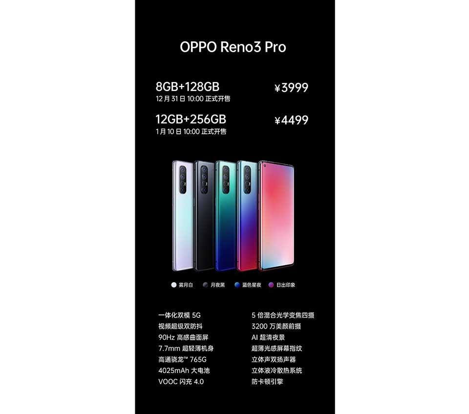 OPPO Reno3 Pro
