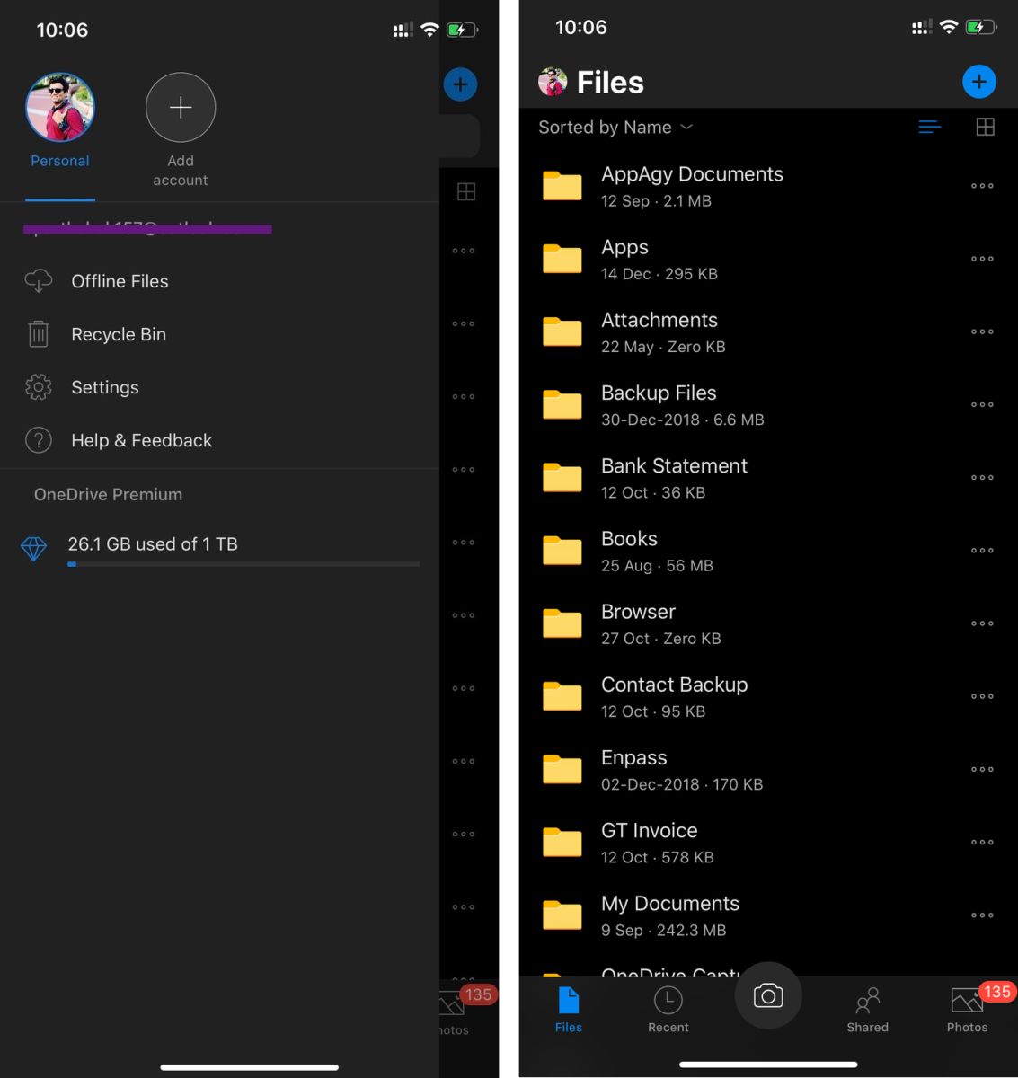 onedrive và icloud