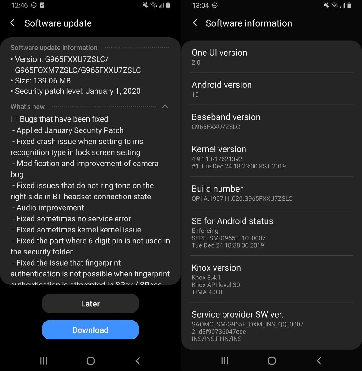 Bộ đôi Galaxy S9 và S9+ bước vào cập nhật Android 10 Beta thứ tư