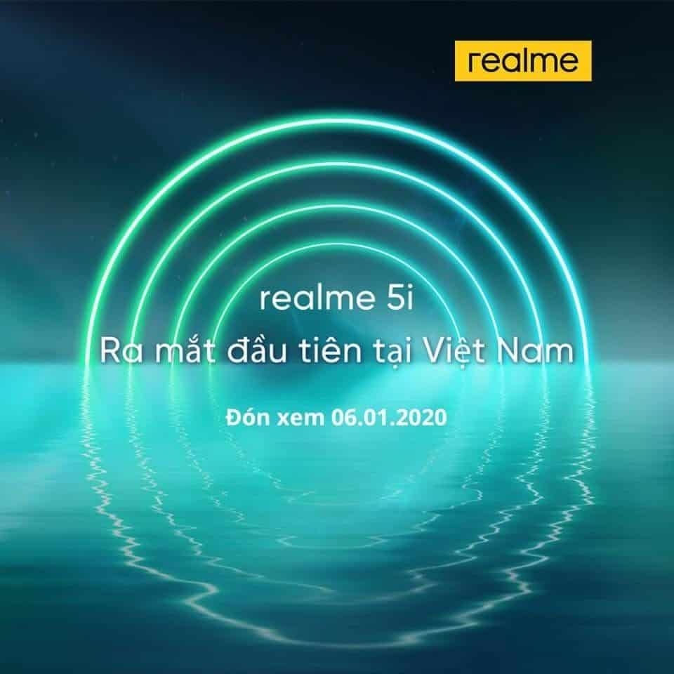 Realme 5i ra mắt tại Việt Nam vào ngày 6/1 (ảnh 1) Realme 5i ra mắt tại Việt Nam vào ngày 6/1 (ảnh 1)