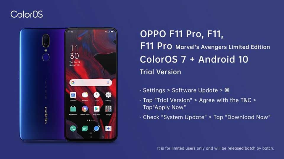 ColorOS 7 cho OPPO F11 ColorOS 7 cho OPPO F11