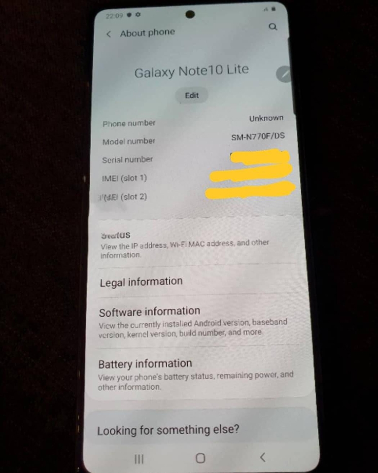 Galaxy Note 10 Lite (ảnh 3) Galaxy Note 10 Lite (ảnh 3)