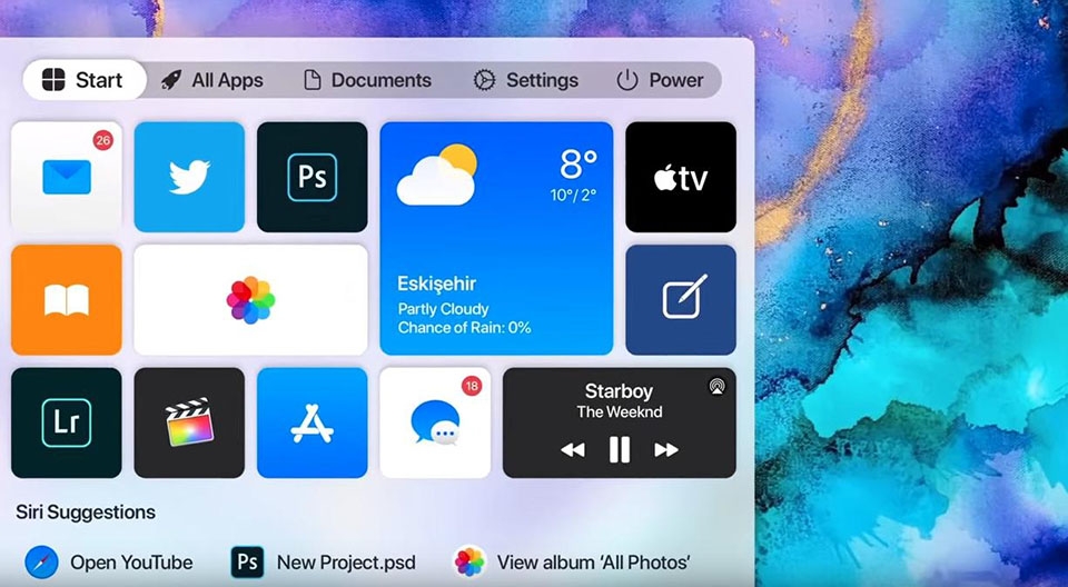 Concept Windows 10 do Apple phát triển (ảnh 2) Concept Windows 10 do Apple phát triển (ảnh 2)