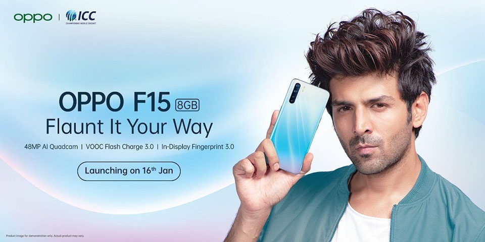 OPPO F15 ra mắt ngày 16/1