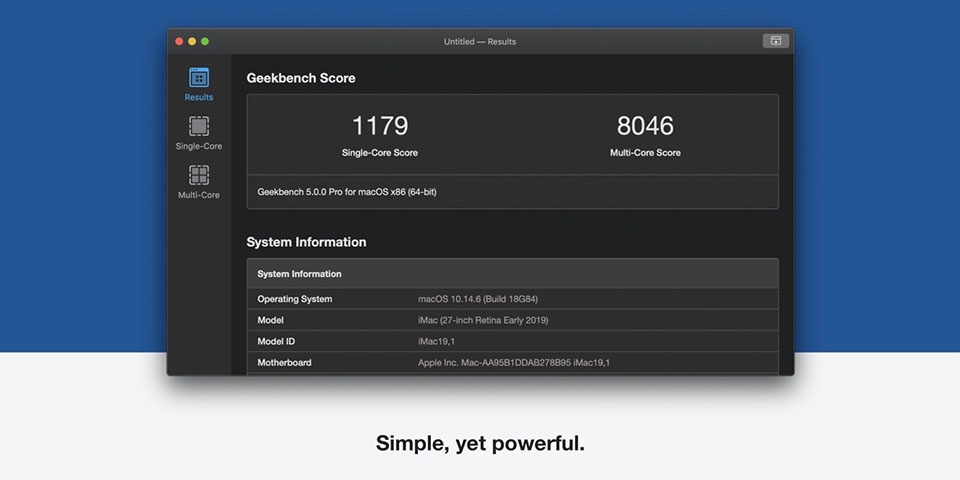 Geekbench 5.1 mang đến những cải tiến CPU và GPU cho macOS và iOS