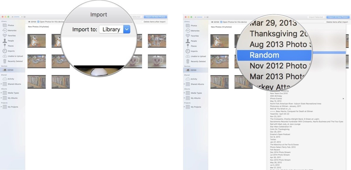 Cách nhập ảnh từ máy ảnh vào một thư mục cụ thể trên máy Mac 02 Cách nhập ảnh từ máy ảnh vào một thư mục cụ thể trên máy Mac 02