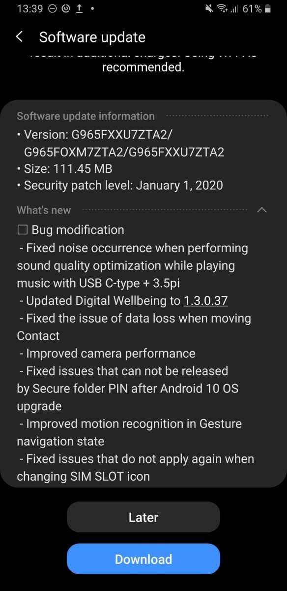 Bộ đôi Galaxy S9 và S9+ tiếp tục nhận bản Android 10 Beta mới