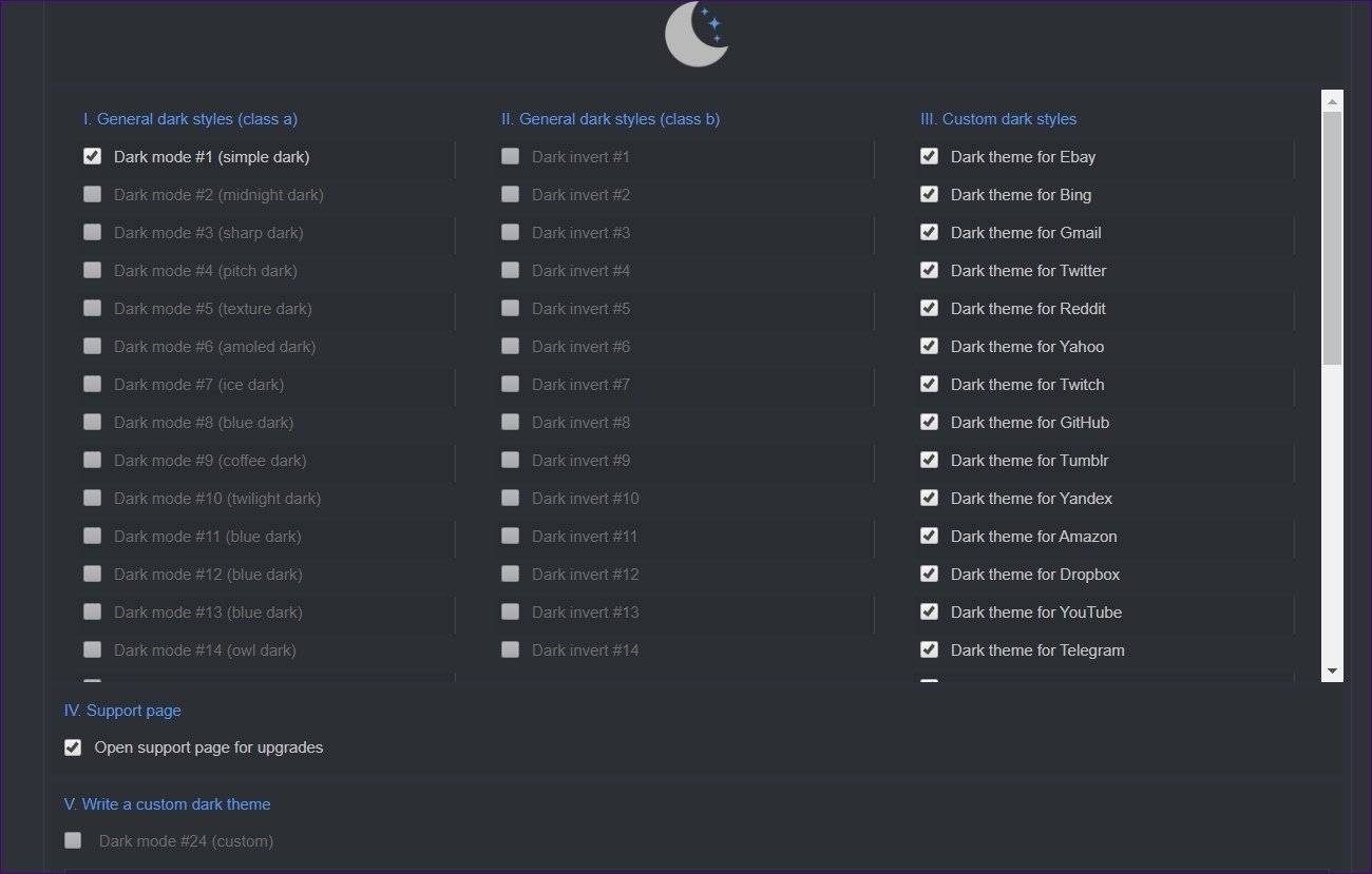 DARK MODE