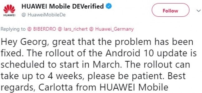 Huawei tiết lộ thời điểm ra mắt EMUI 10 cho Huawei P20 Pro trên toàn cầu