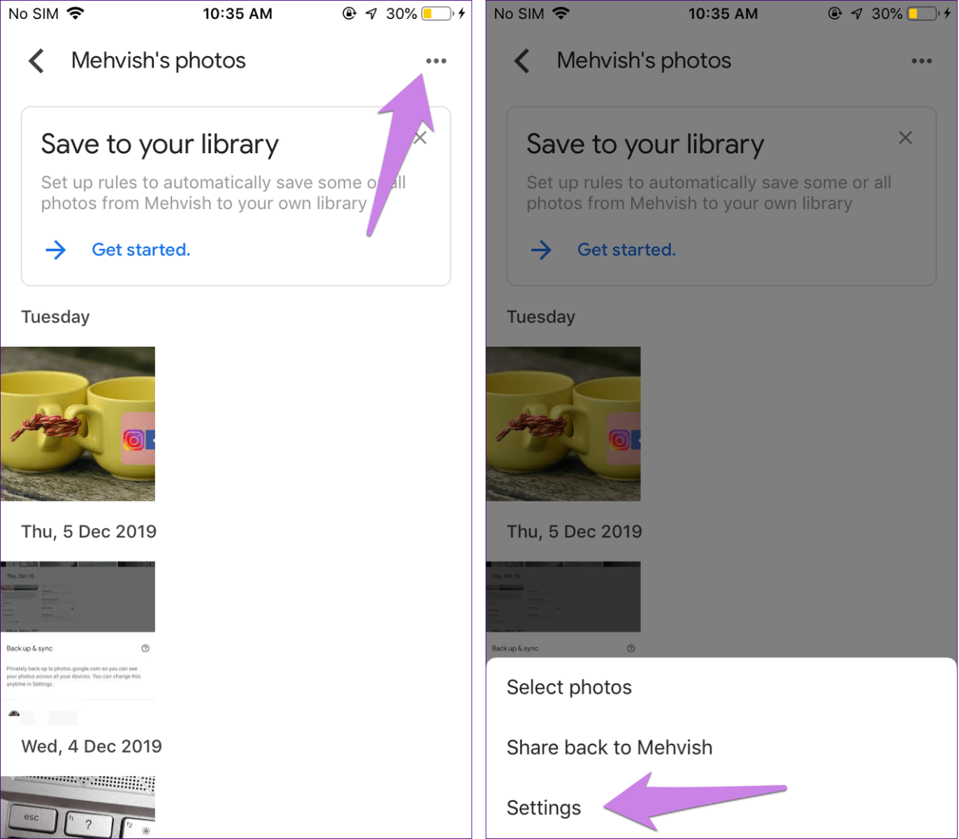 chuyển hình ảnh google photos