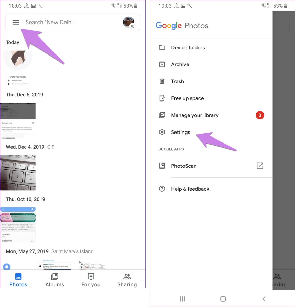 chuyển hình ảnh google photos