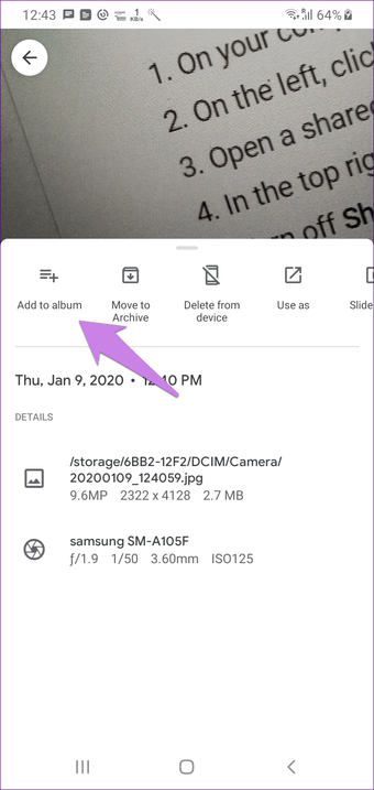 chuyển hình ảnh google photos